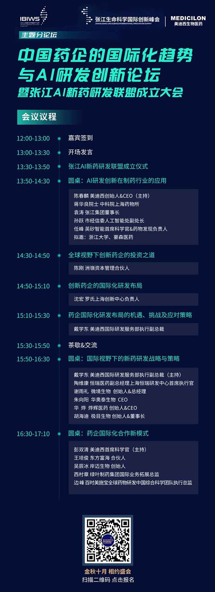 中國藥企的國際化趨勢與AI研發創新論壇暨張江AI新藥研發聯盟成立大會