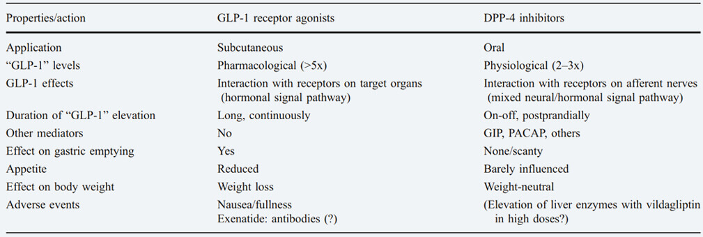 GLP-1R激動劑和DPP-4抑製劑的區別.jpg